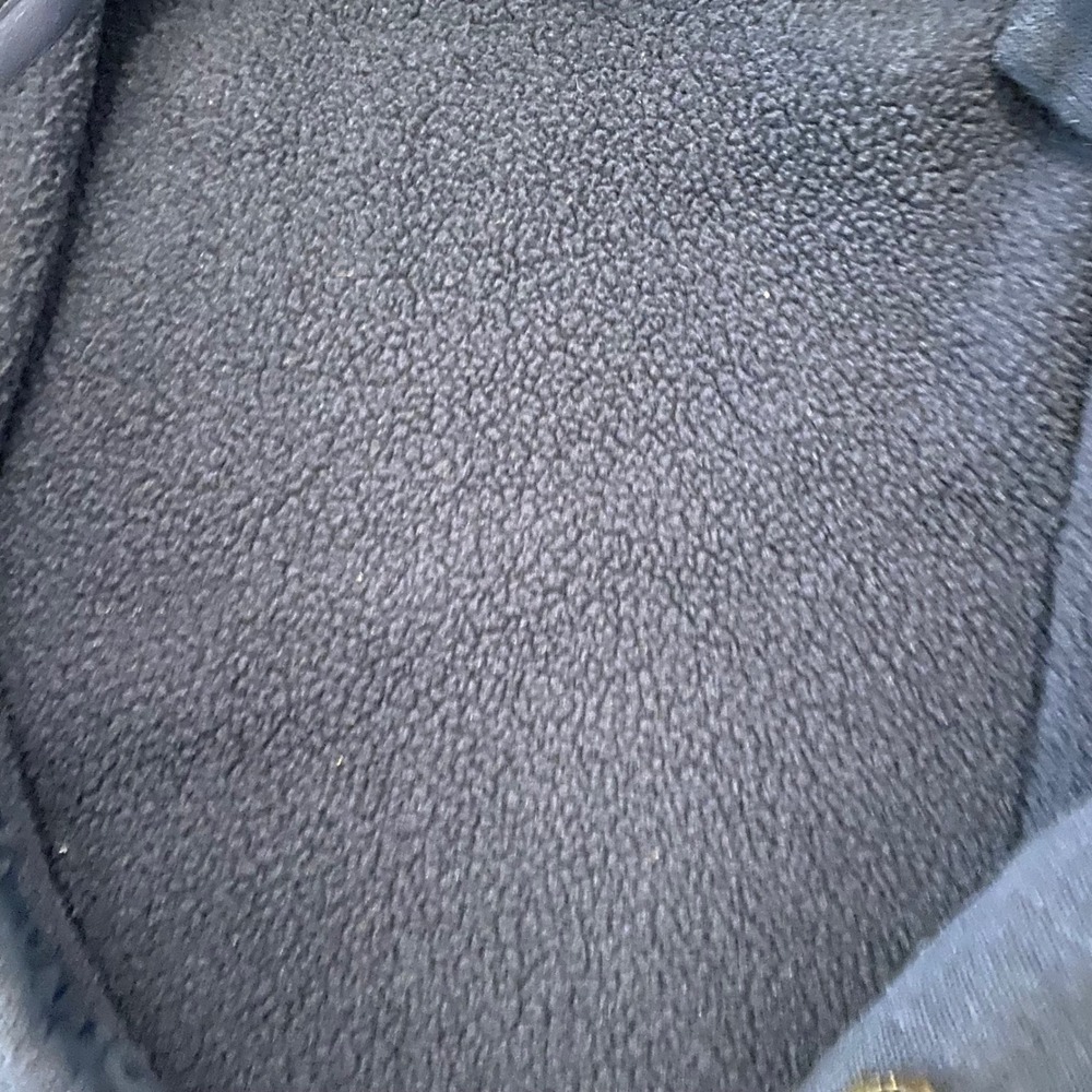 Patagonia Better Sweater Hooded Coat Navy Blue Button Front Fleece Jacket Large - Picture 8 of 11